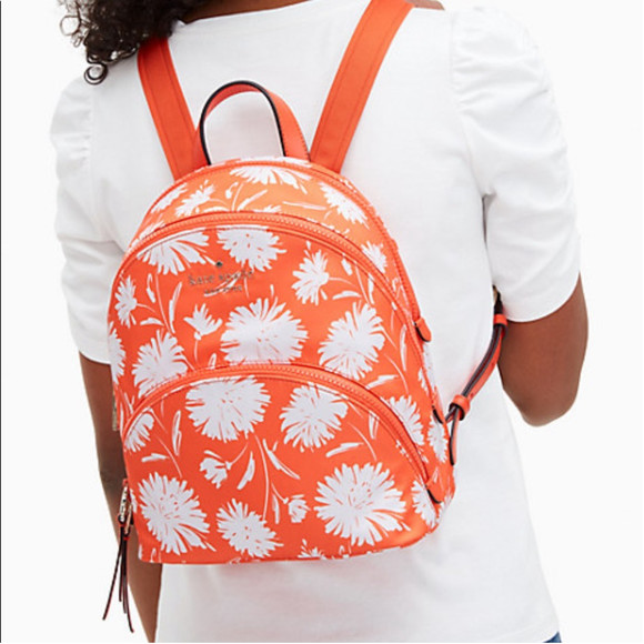 KATE SPADE KARISSA NYLON WILD BLOSSOM MD BACKPACK - Picture 16 of 16
